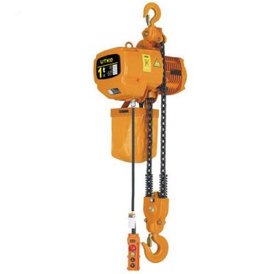 China ULIDE 1Ton 2 Goods Lifting Lines Lifting Chain Hoist 380V 50Hz Or 60Hz Can Be Customized to50 Ton Electric Chain Hoist With Trolley For Lifting for sale