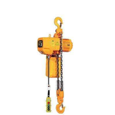 China ULIDE 5 Ton Double Goods Lifting Lines Lifting Chain Hoist 380V 60Hz Can Be Customized To 50 Ton Electric Chain Hoist With Trolley For Lifting for sale