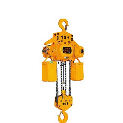 China ULIDE 15Ton 6 Goods Lifting Lines Lifting Chain Hoist 380V 60Hz Can Be Customized To 50 Ton Electric Chain Hoist With Trolley For Lifting for sale