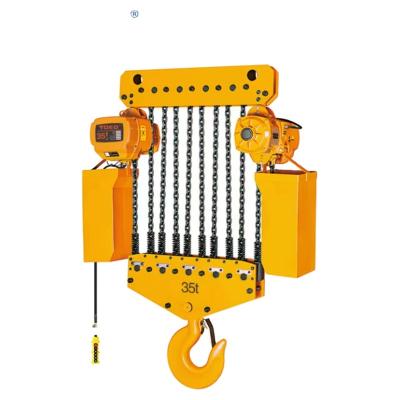 China ULIDE 50Ton 6 Goods Lifting Lines Lifting Chain Hoist 380V 60Hz Can Be Customized To 50 Ton Electric Chain Hoist With Trolley For Lifting for sale