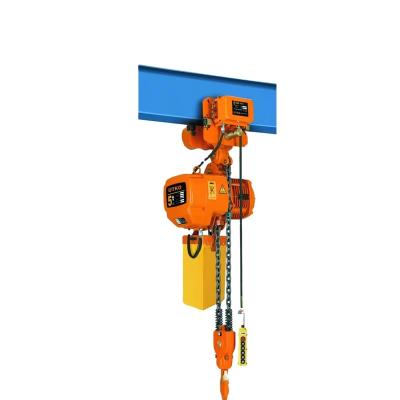 China Lightweight Portable Easy Operation Crane Electric Trolley Fast Speed ​​Electric Mining Enterprises ULIDE 5Ton 2 Lines Electric Chain Hoist for sale