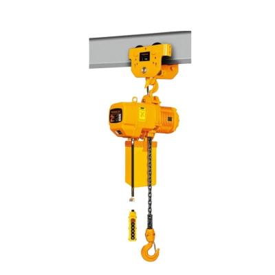 China ULIDE 2 Ton Manual Trolley Type Hoist Dual 110V 220V 380V Single Phase Hoist Freight Conversion Hoist Crane for sale