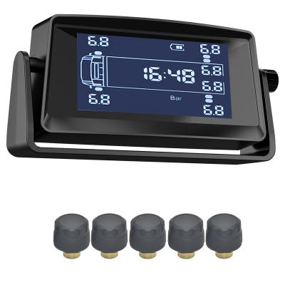 China Fatigue Driving Reminder Tire Pressure Monitor for 6 Wheeler Truck, Bus, Caravan, Tire Pressure Monitor, Clock, TPMS Tire Pressure Monitor for sale