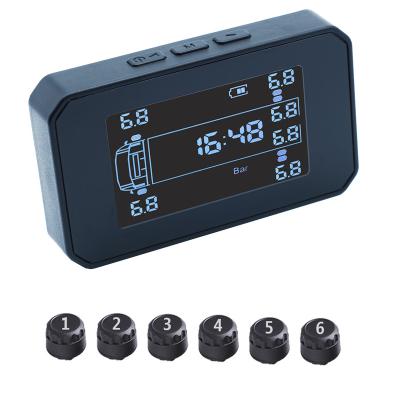 China Fatigue Driving Reminder Tire Pressure Monitor for 6 Wheeler Truck, Bus, Caravan, Tire Pressure Monitor, Clock, TPMS Tire Pressure Monitor for sale