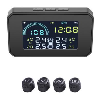 China Multi-function vehicle speed tire pressure monitor lifts up to display tire pressure vehicle speed display tire pressure and fuel consumption for sale