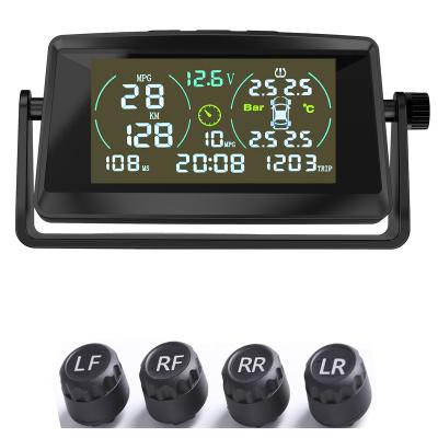 China Multifunctional vehicle speed and fuel consumption display tire pressure monitor lifts up to display tire pressure, vehicle speed and fuel consumption display tire pressure for sale