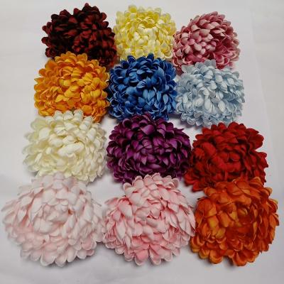 China Mini Factories Price Real Touch Silk Cheap Home Silk Cloth Decorative Flower Design Wedding Simulation Artificial Chrysanthemum for sale