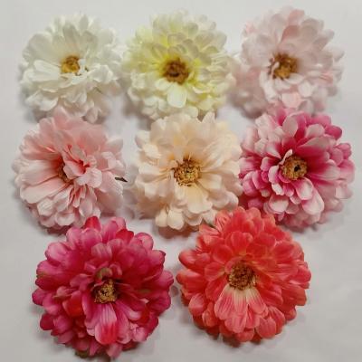 China Artificial Silk Blow 10cm Fabric Flower Dumb Light Chrysanthemum The Holiday Party Wedding for sale