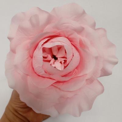 China High Quality Silk Festival Decoration Fabric Silk Roses Artificial Flower Head Rose Hydrangea Peony Dahlia Daisy Carnation Chrysanthemum for sale