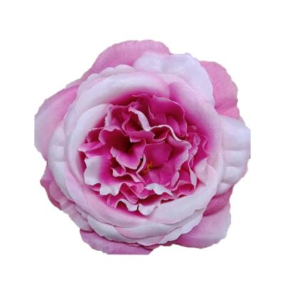 China 240 silk fabric hot sell wholesale silk flowers manufacturers peony artificial flower head for sale