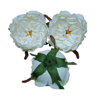 China 240 silk fabric wholesale peony flower wedding flower wall silk artificial flower head for sale