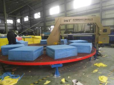 China Round Table Horizontal Sponge Circle Cutting Machine Customized High Performance for sale