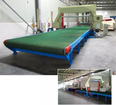 China Vacuum Horizontal Foam Mesh-Belt Cutting Machine Automatic Horizontal Foam Sheet Cutter for sale