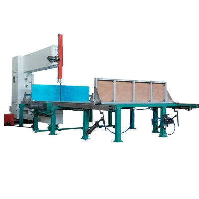 China 1200mm Height PU Foam Cutting Machine Vertical CE In Sheet for sale