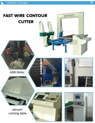 China Digitale CNC Geautomatiseerde Pu-Schuimsnijmachine voor Stijf Pu EPS Te koop