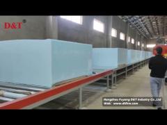 Standard Fully Automatic Horizontal Foam Production Line For Making Sponge