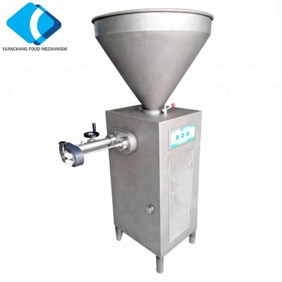 China Automatic Sausage Filling Machine Make Franks Pneumatic Sausage Stuffer Plant DG-Q02 for sale