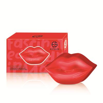 China Estelin Moisturizer Sleeping Lip Care Mask Plumping And Nourishing Red Lip Mask for sale