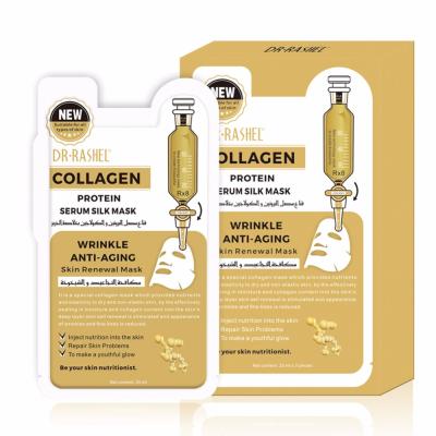 China Dr. RASHEL Collagen Protein Serum Silk Mask Anti Wrinkle Anti Aging Skin Renewal Anti Wrinkle Facial Masks for sale