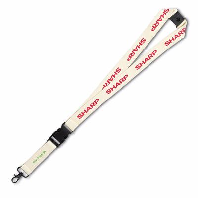 China 2016 Polyester eco bamboo lanyards with fast delivery time for sale