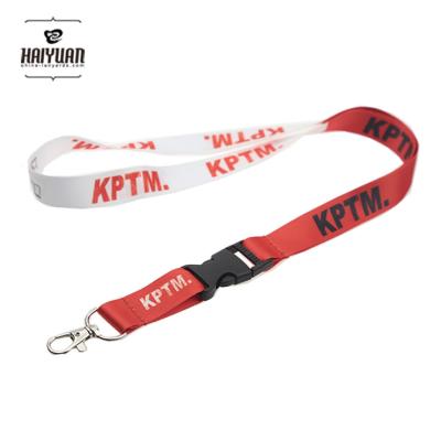 China Wholesale Printed Polyester Haiyuan Sublimation Lanyard Lanyard With Custom Logo for sale