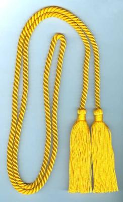 China 52 Inches long soft rayon cotton honor cord  with 4 inches tassels on both ends for sale