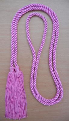 China 52 Inches long soft rayon cotton honor cord with 4 inches tassels on both ends for sale