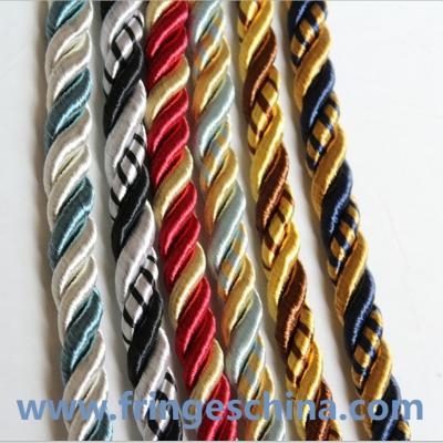 China Charming hot selling decorative round rope for home textile decoration for sale