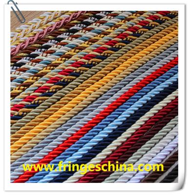 China Colorful fashion decorative round rope cord for home textile decoration for sale