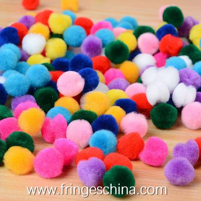 China Wholesale Colorful DIY Party Decoration Acrylic Fiber Pom Pom Ball for sale