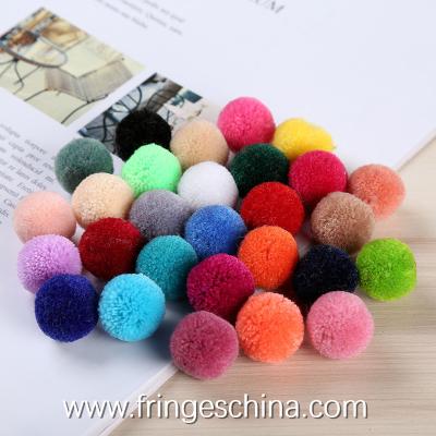 China Wholesale Colorful DIY Multicolored Pom Pom Ball For Hat Costume Christmas Decoration for sale