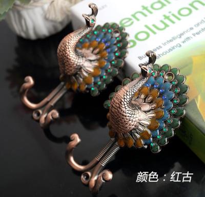 China High quality classical customized metal zinc alloy curtain hooks for home decorations for sale