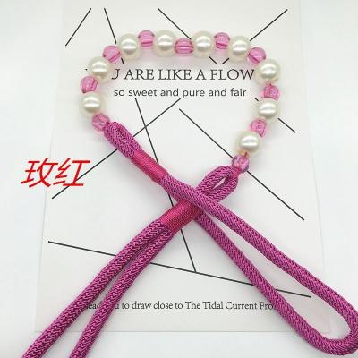 China Delicate custom beads curtain tieback for home decoration for sale