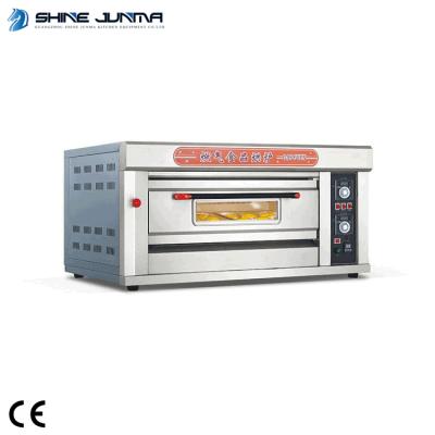 China Hotels Shuang Junma 1 Deck 2 Tray Electric Bakery Oven Kitchen Pizza Bread Ovens Gas Commercial Baking Bakery Oven for sale