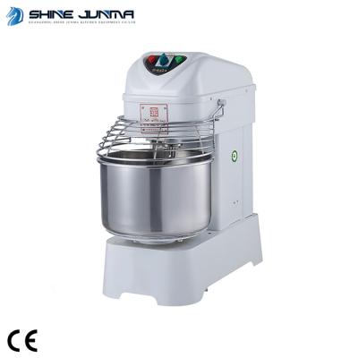 China Hook Bakery 25KG Stainless Steel Bread Dough Mixer Food Mixer Machine Pizza Spiral Commercial Mixing Bowl and Spiral Dough Mixer Synchronous Rotation for sale