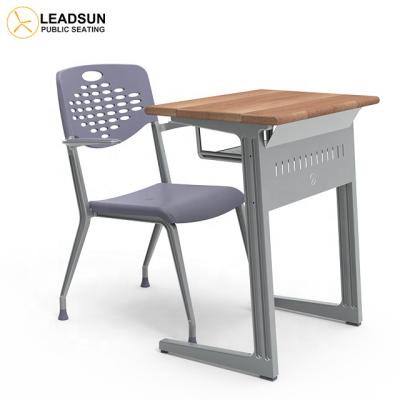 China EUROPEAN Furniture Classroom High School Chairs Wooden Student Table Chairs for sale