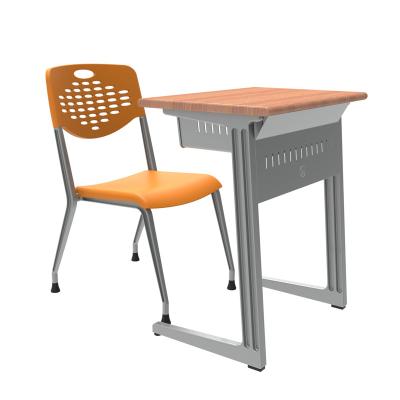 China School Desk High School Furniture Classroom Chairs Wooden Student Chair for sale