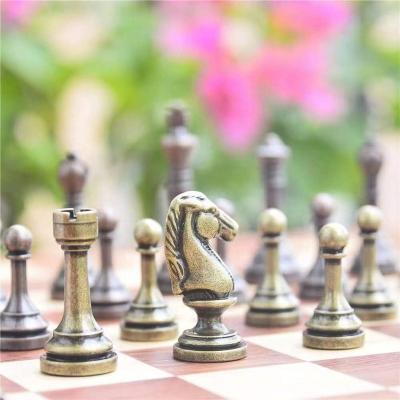 China International Metal Chess Set Gift Chess Game Set for sale