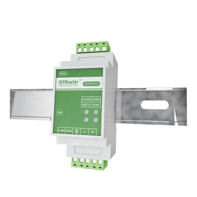 China IOT DATA MONITORING RS485 DIN Rail Run Serial To LTE MQTT JSON Module For Monitoring Sensor Data for sale