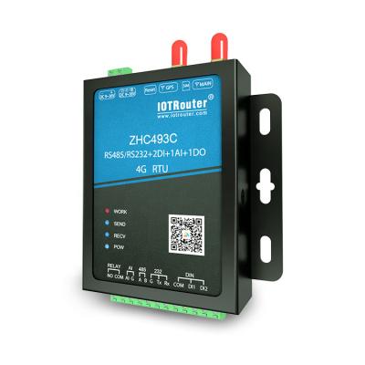 China Point to Point Communicate LTE to 4G Gateway with RS485 Digital I/O Port MQTT MODBUS TCP RTU for sale