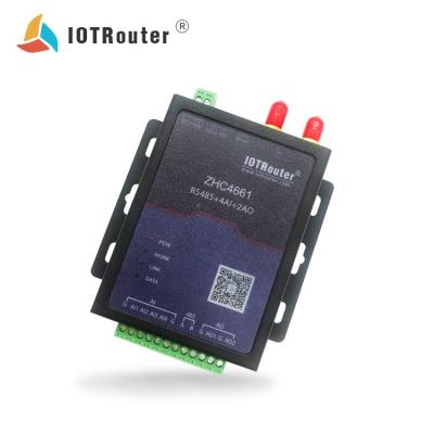 China OEM IOT Data Reader GSM Gateway Water Level Control Relay ZHC4661 Modbus DTU Router High Low Temperature Controller 190 112x93x25mm for sale