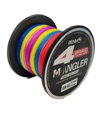 China Benmo 500m 4 Multicolor Float Cue Boils PE Braided Fishing Line (20-75 lbs) for sale