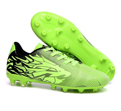 China EVA Boys Soccer Cleats High Ankle Soccer Shoes Long Studs Outdoor Training Boots For Men And Boys for sale