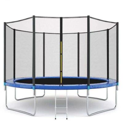 China With bungee trampoline factory price indoor professional indoor leisure trampoline steel huge crazy net gymnastics protectors for sale