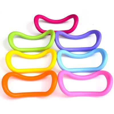 China Pilates Ring Legs Open Back Cervical Spine Shoulders Ring PP Beautiful Yoga Ring Stretching Back Ring for sale