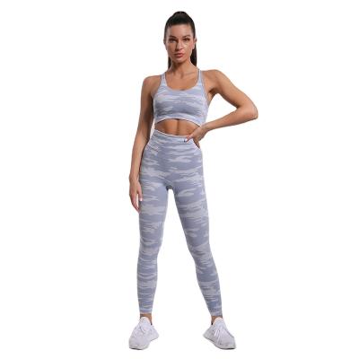 China Sportswear Yoga Set Variety Styles Ladies Sportswear Bra High Waisted Leggings Workout QUICK DRY for sale