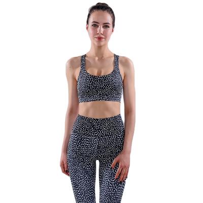 China 2021 Spandex Polyester Workout Suit QUICK DRY Two Piece Sportswear Plus Size Women Breathable Yoga Suit for sale