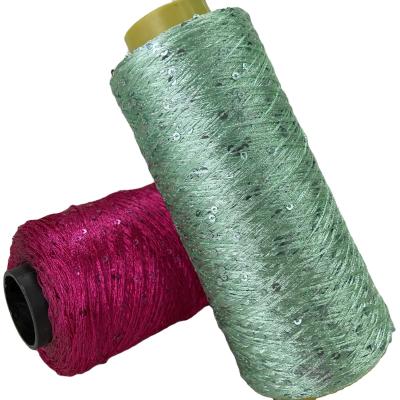 China 100% Sequin / Ring Spun Polyester Beads Glitter 150D 3mm Beads For Knitting for sale