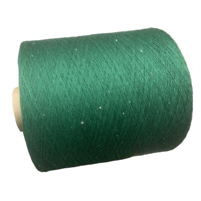 China Order Yarn Sequin Thread 2022's New Fashion High Quality Yarn, 100% COTTON with Sequin for Flat Machine and etc. hand knitting. for sale