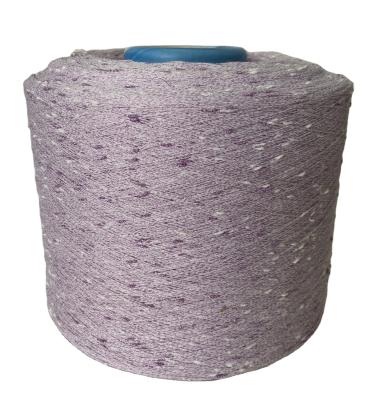 China 100% High Tenacity Water Drop Style Polyester Colored Knot Yarn With Lurex For Hand Knitting Yarn for sale